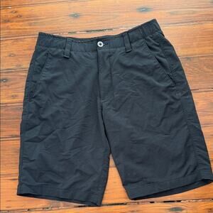 Under Armour loose fit performance quick dry flat front golf tennis shorts sz 32